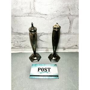Vintage Salt & Pepper Shakers 6" Tall